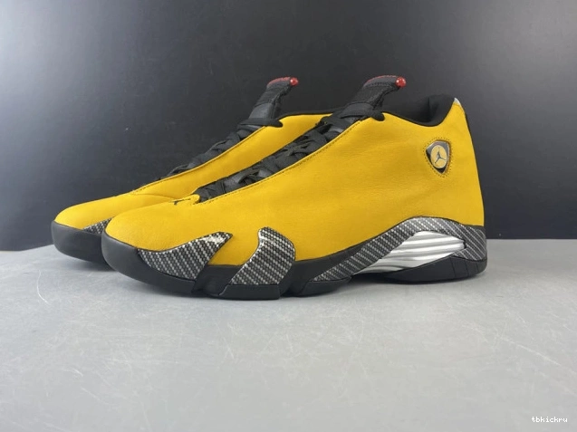 Cheap TBK UNIVERSITY 14 BQ3685-706 GOLD AIR JORDAN RETRO 0804